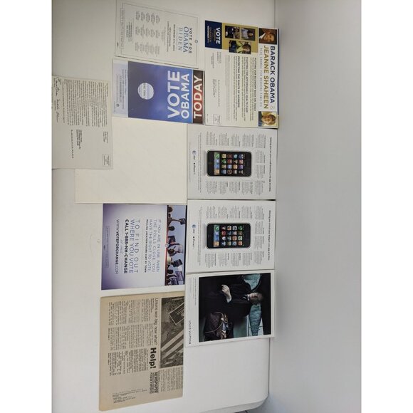 Barack Obama Hand Signed Photograph Ephemerea Memorabilia Magazines Newspaper - Picture 8 of 10